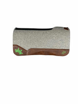 32x32 1" Gray Kush Wool Saddle Pad (#133917)