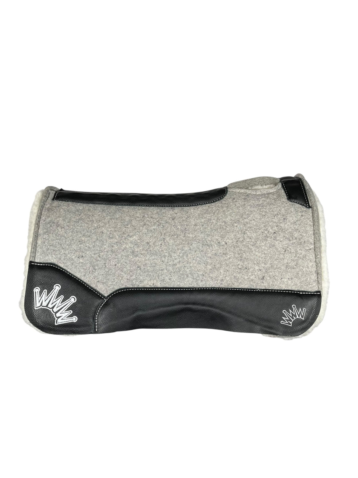 28x28 3/4" Gray Kush Fleece Saddle Pad (#123836)