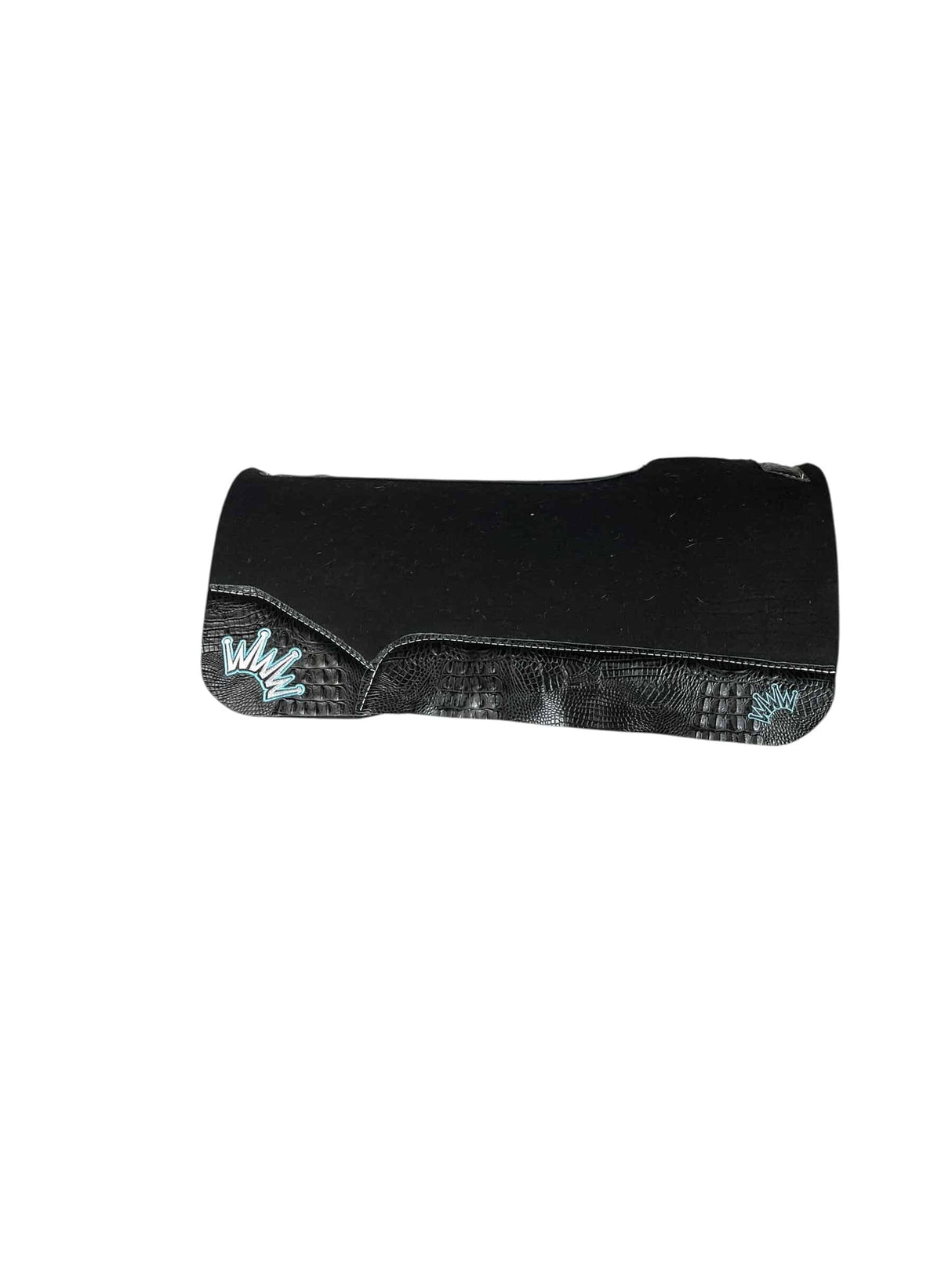 30x30 1" Black Kush Wool Saddle Pad (#128318)