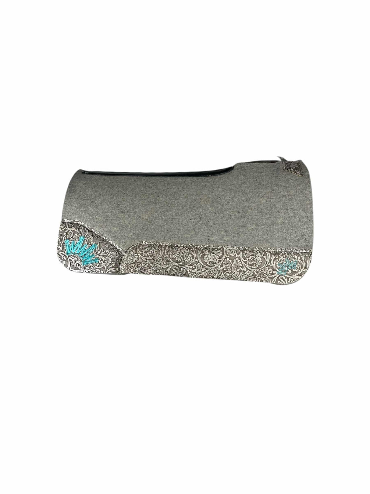 30x30 1" Gray Kush Wool Saddle Pad (#132044)