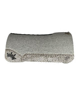 32x32 1.25" Gray Kush Wool Saddle Pad (#132293)