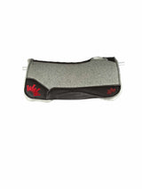 28x28 1" Gray Kush Fleece Saddle Pad (#133248)