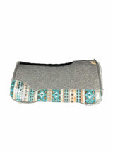 28x28 3/4" Gray Kush Fleece Saddle Pad (#123834)