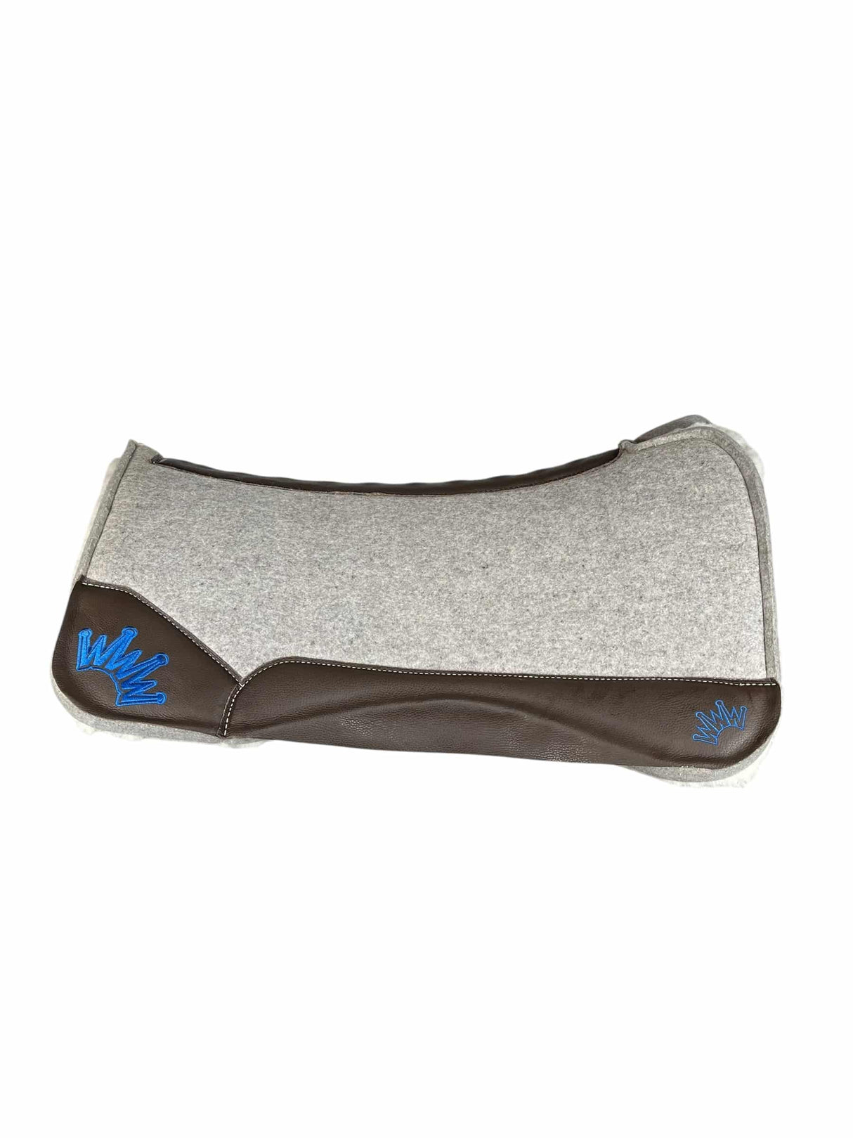 32x32 1" Gray Kush Fleece Open Petite Wither Deep Contour Saddle Pad (#123886)