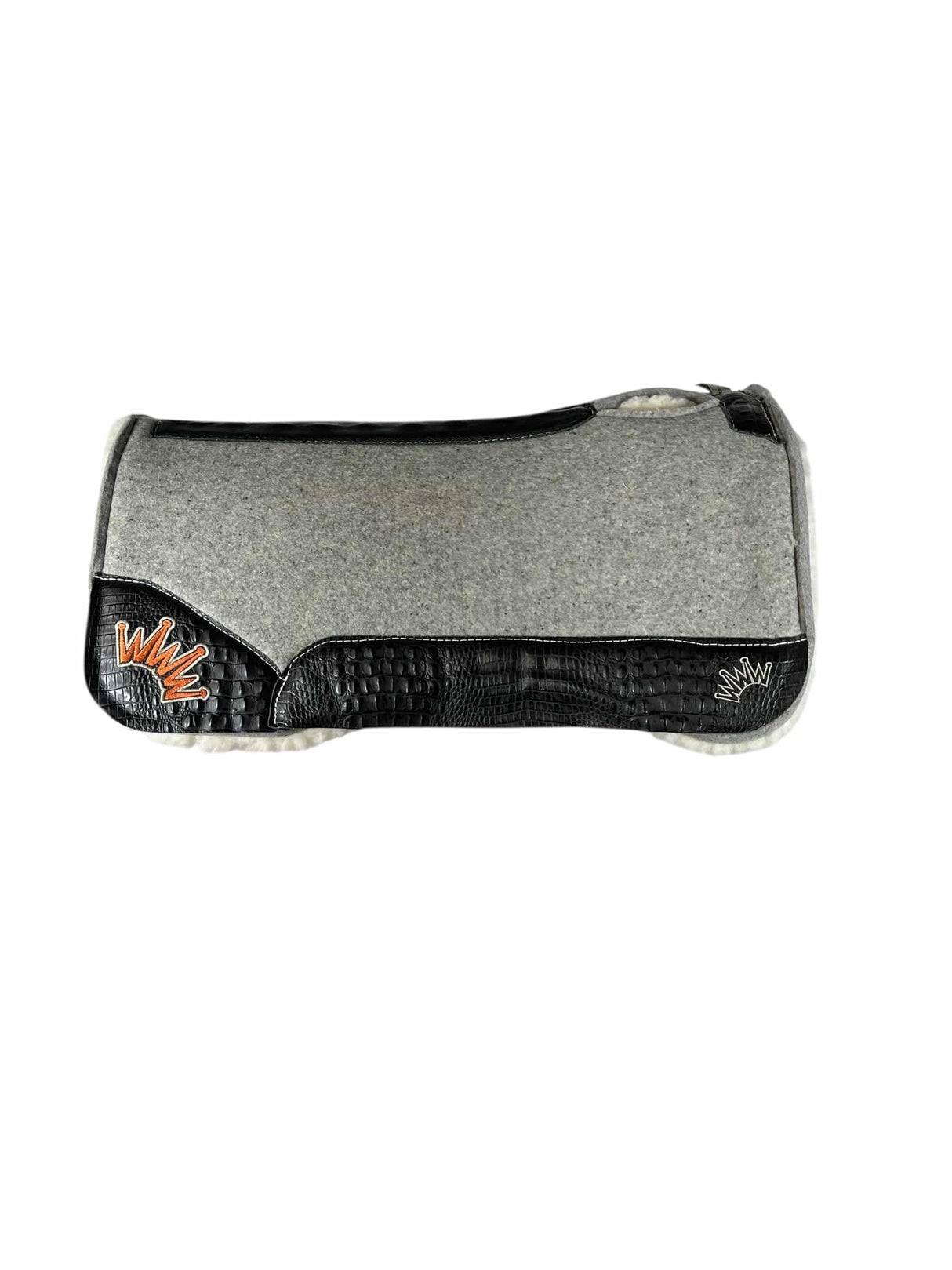 30x30 3/4" Gray Kush Fleece Saddle Pad (#132140)