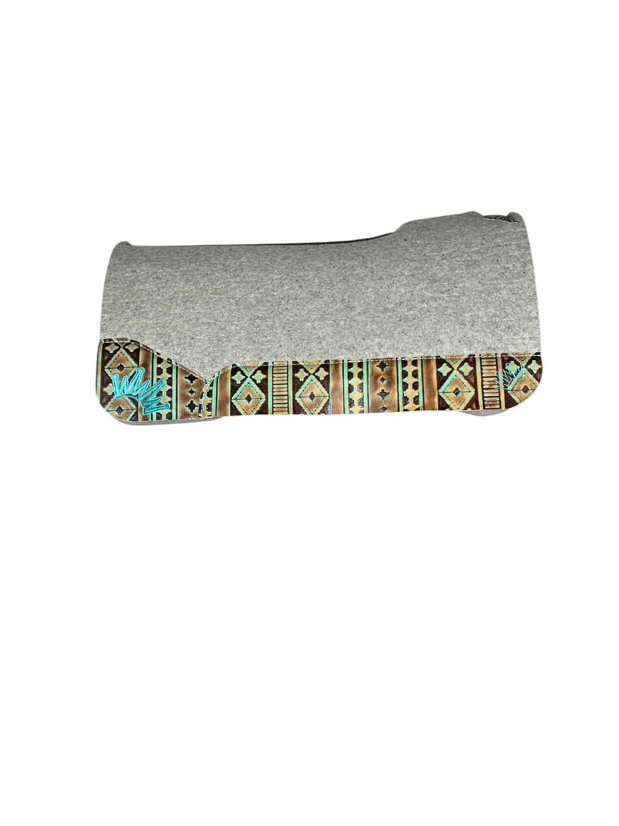 32x32 1.25" Gray Kush Wool Saddle Pad (#132294)