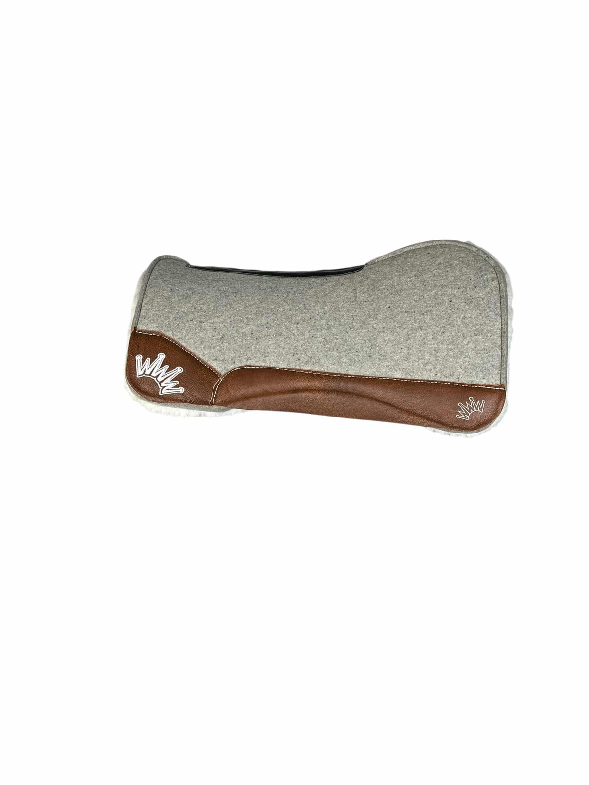 32x32 1" Gray Kush Fleece Saddle Pad (#133627)
