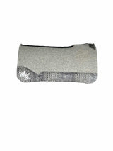 32x32 1.25" Gray Kush Wool Saddle Pad (#132295)