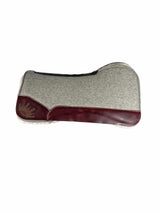 32x32 1" Gray Kush Open Extended Fleece Saddle Pad (#133830)