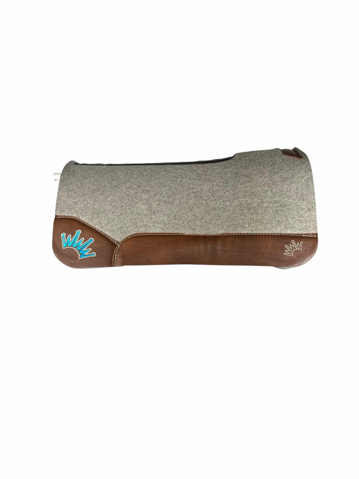 32x32 1" Gray Kush Wool Saddle Pad (#133565)