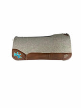 32x32 1" Gray Kush Wool Saddle Pad (#133565)