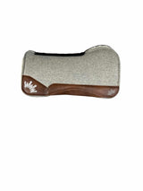 32x32 1" Gray Kush Fleece Open Extended Saddle Pad (#133911)