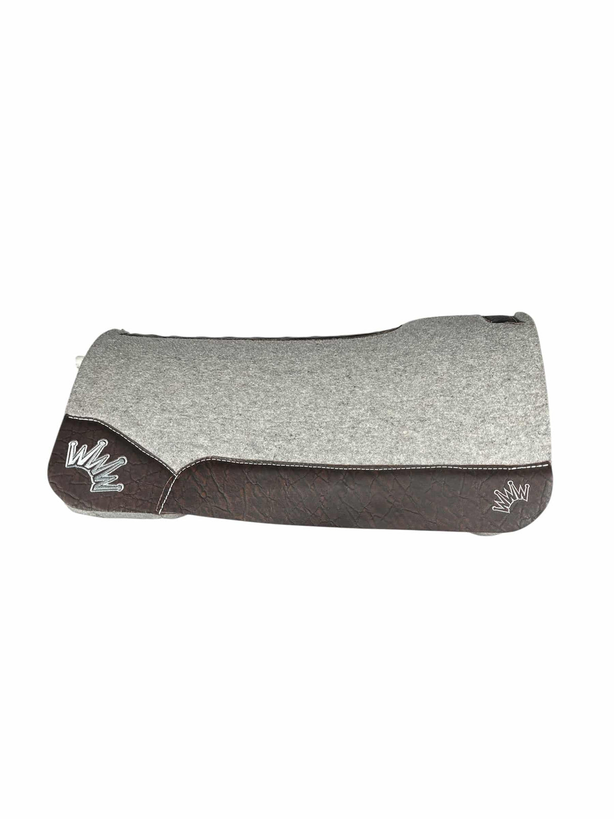 32x32 1.25" Gray Kush Wool Saddle Pad (#129146)
