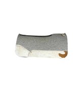 28x28 1.25" Gray Kush Wool Saddle Pad (#133612)