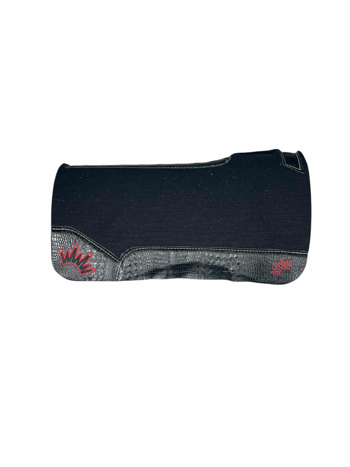 30x30 3/4" Black Kush Wool Saddle Pad (#130872)