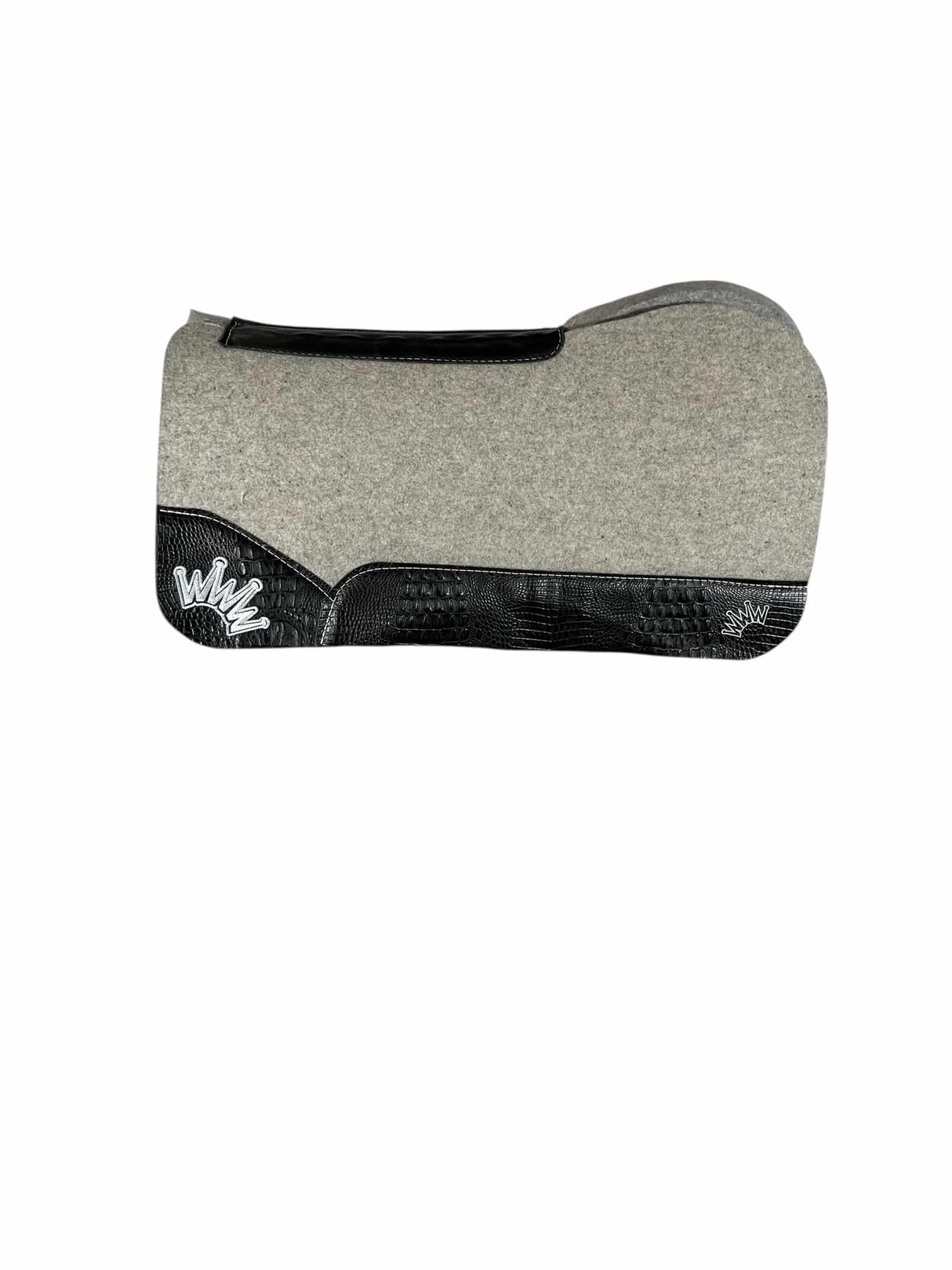 32x32 1" Gray Kush Wool Saddle Pad (#133547)