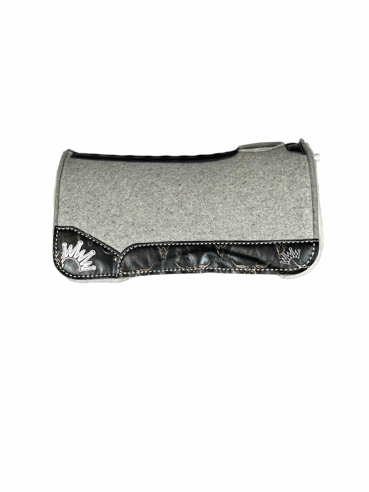 32x32 1" Gray Kush Fleece Saddle Pad (#133907)