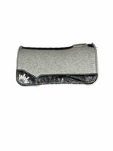 32x32 1" Gray Kush Fleece Saddle Pad (#133907)