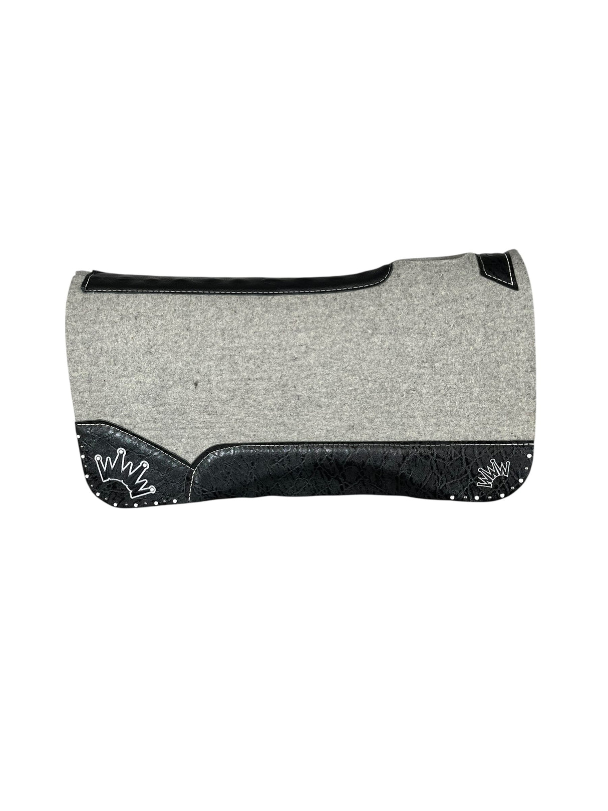 32x32 3/4" Gray Kush Wool Saddle Pad (#128385)