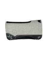 32x32 3/4" Gray Kush Wool Saddle Pad (#128385)