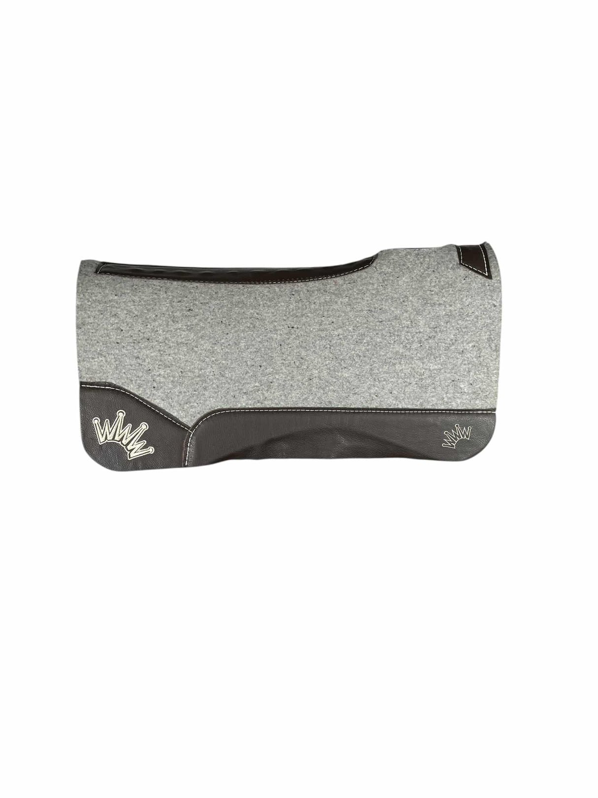 32x32 3/4" Gray Kush Wool Saddle Pad (#133193)