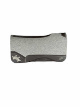 32x32 3/4" Gray Kush Wool Saddle Pad (#133208)