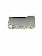 32x32 1" Gray Kush Fleece Saddle Pad (#133885)