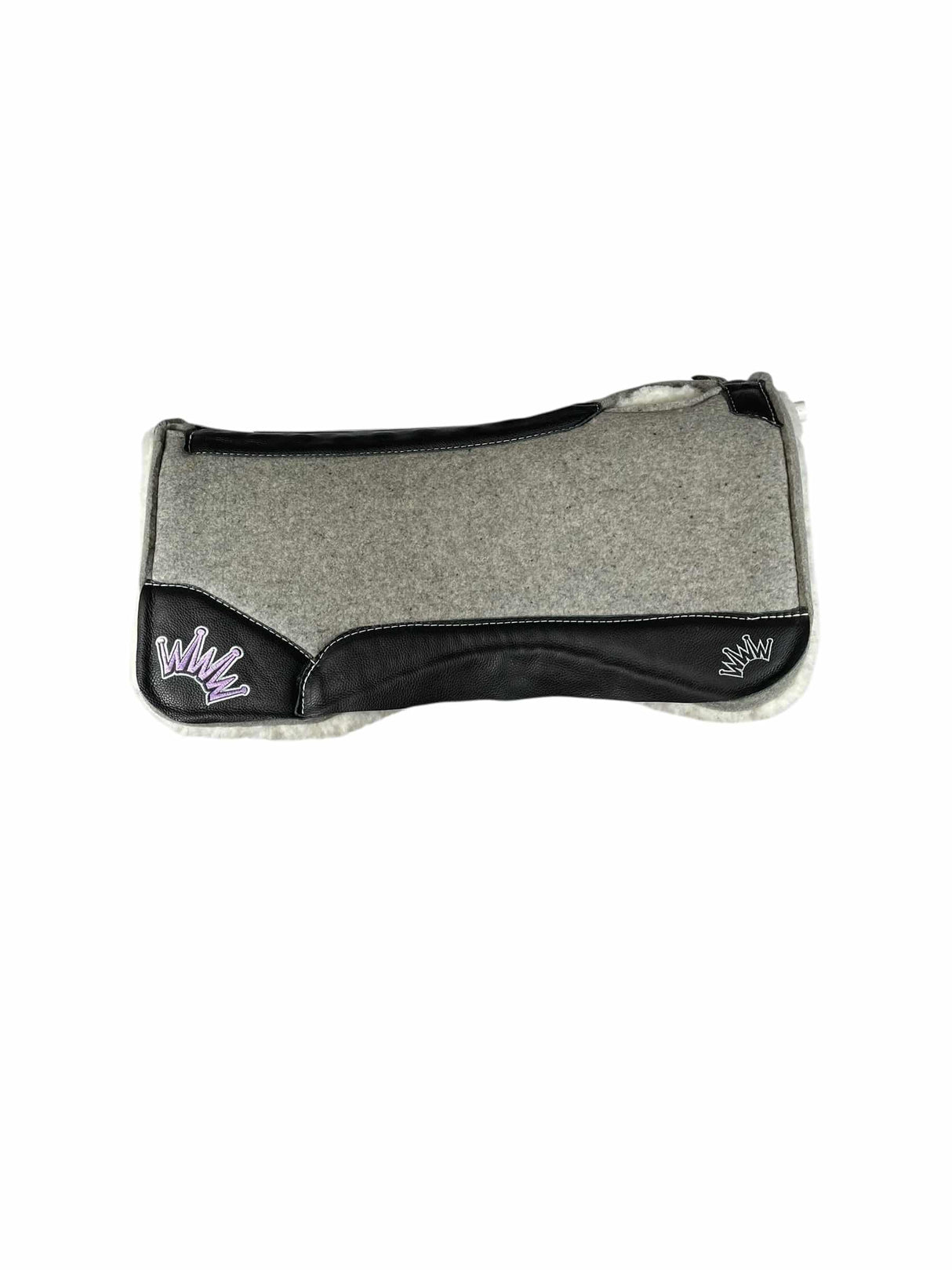 30x30 3/4" Gray Kush Fleece Saddle Pad (#132150)