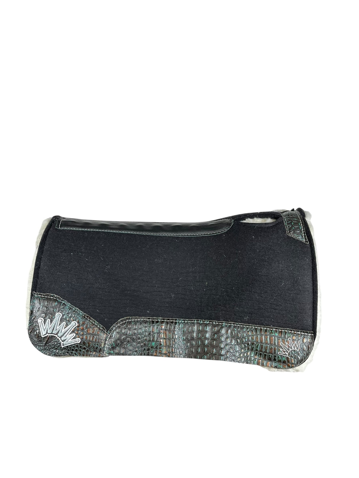 30x30 3/4" Black Kush Fleece Saddle Pad (#123559)