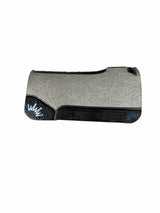 30x30 1" Gray Kush Wool Saddle Pad (#132054)
