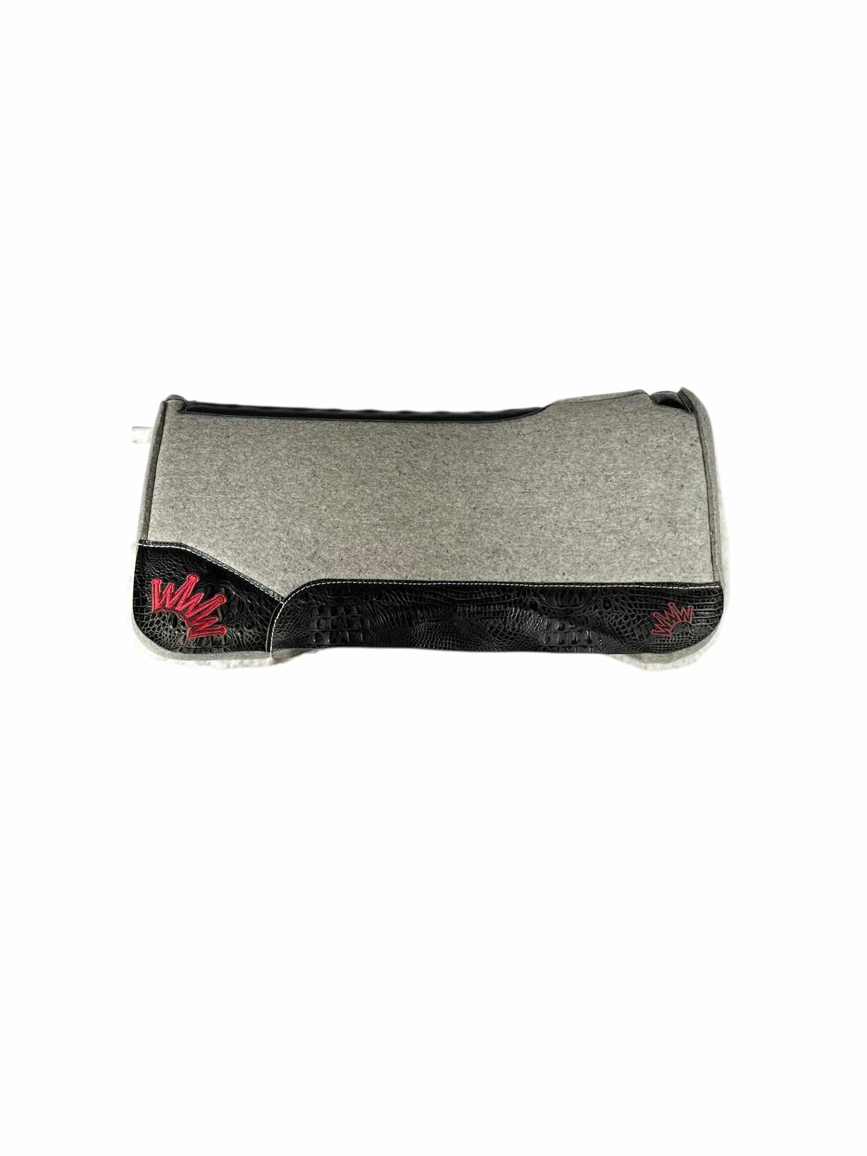 32x32 1" Gray Kush Fleece Saddle Pad (#132132)