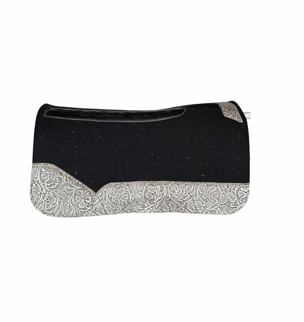 28x28 1.25" Kush Black Wool Saddle Pad (#102860)