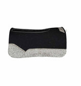 28x28 1.25" Kush Black Wool Saddle Pad (#102860)