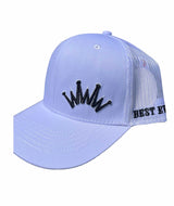 Trucker Hat White Puff Crown