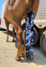 black white camo tailbag