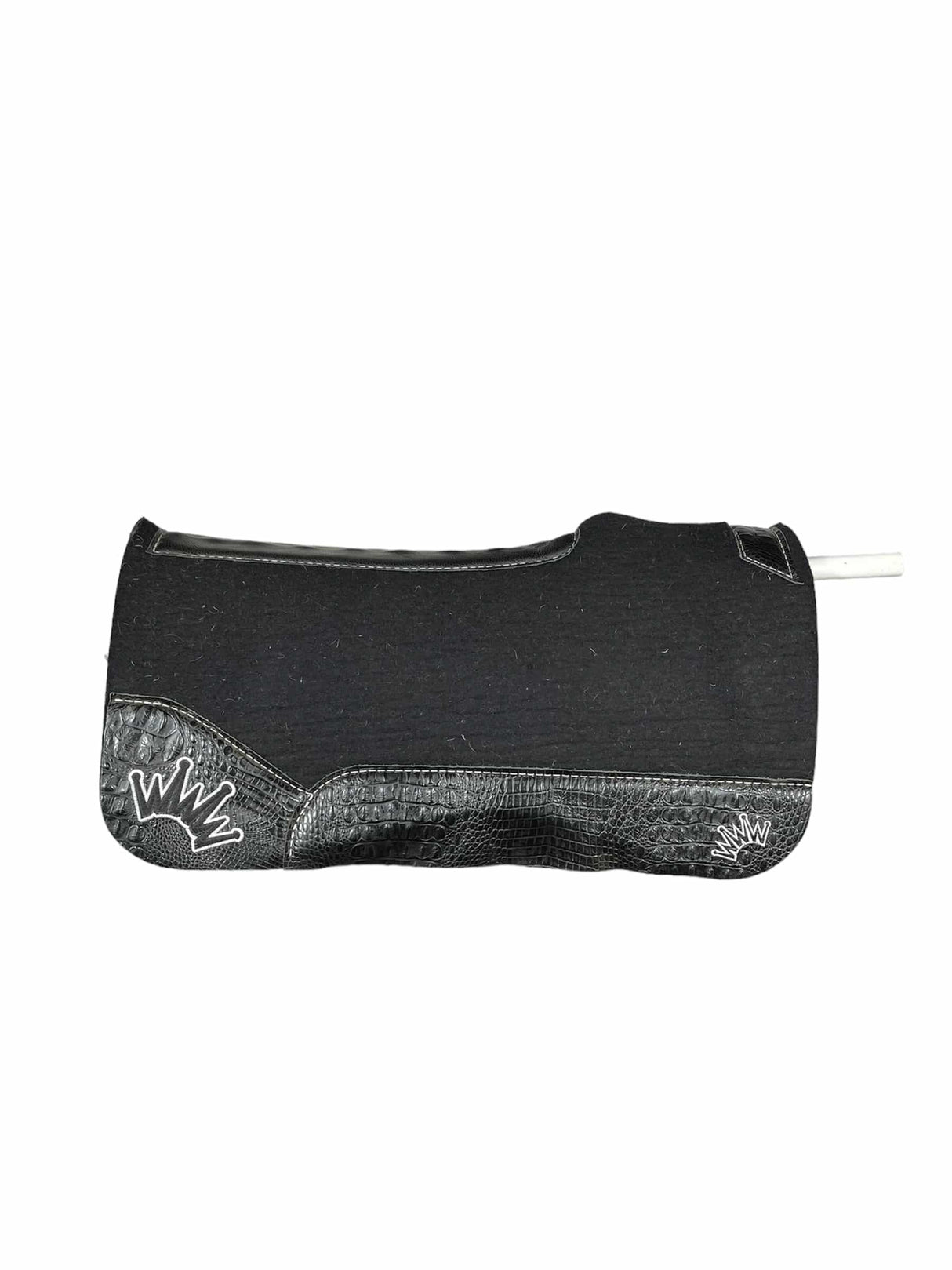28x28 3/4" Kush Black Wool Saddle Pad (#107535)