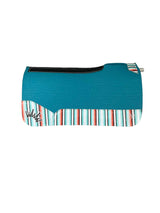 30x30 3/4" Kush Turquoise Wool Saddle Pad (#108032)