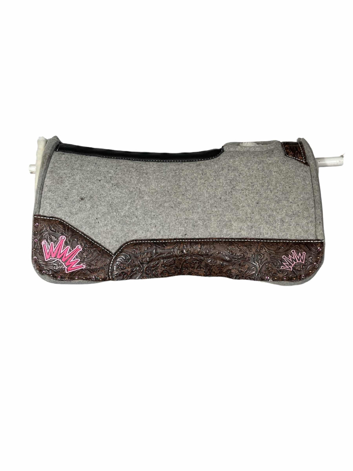 28x30 1" Gray Kush Fleece Saddle Pad (#108040)