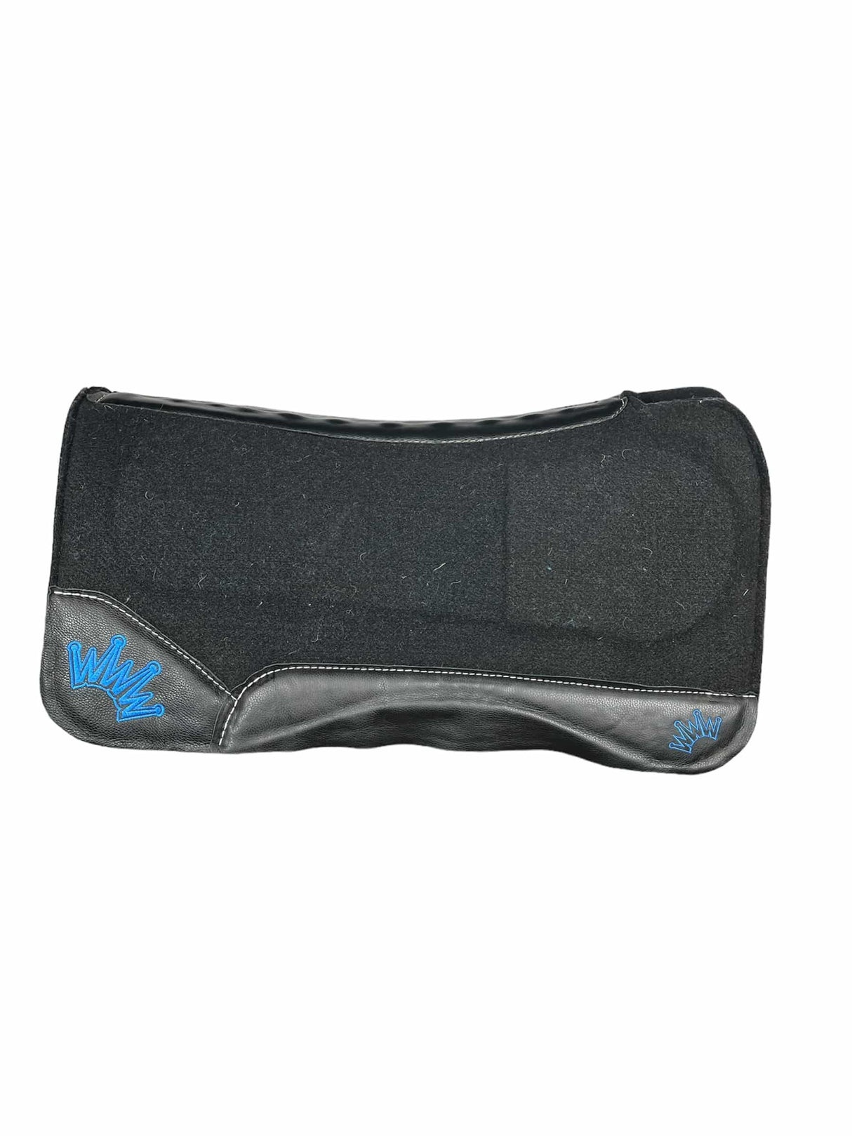 32x32 1" Black Kush Cadillac Petite Open Wither Saddle Pad (#108077)