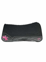 32x32 1" Black Kush Cadillac Petite Open Wither Saddle Pad (#108079)