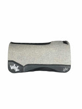 32x32 1.25" Kush Gray Wool Saddle Pad (#108089)