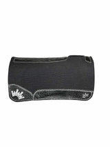 30x30 3/4" Kush Black Wool Saddle Pad (#108180)
