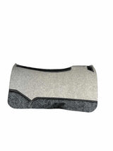 32x32 1.25" Kush Gray Wool Deep Contour Saddle Pad (#108184)