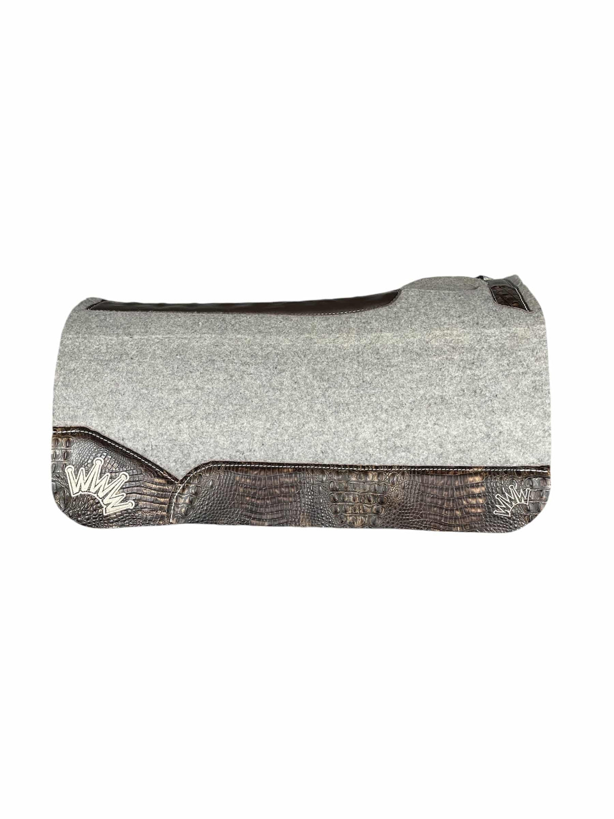 32x32 1.25" Kush Gray Wool Saddle Pad (#108240)