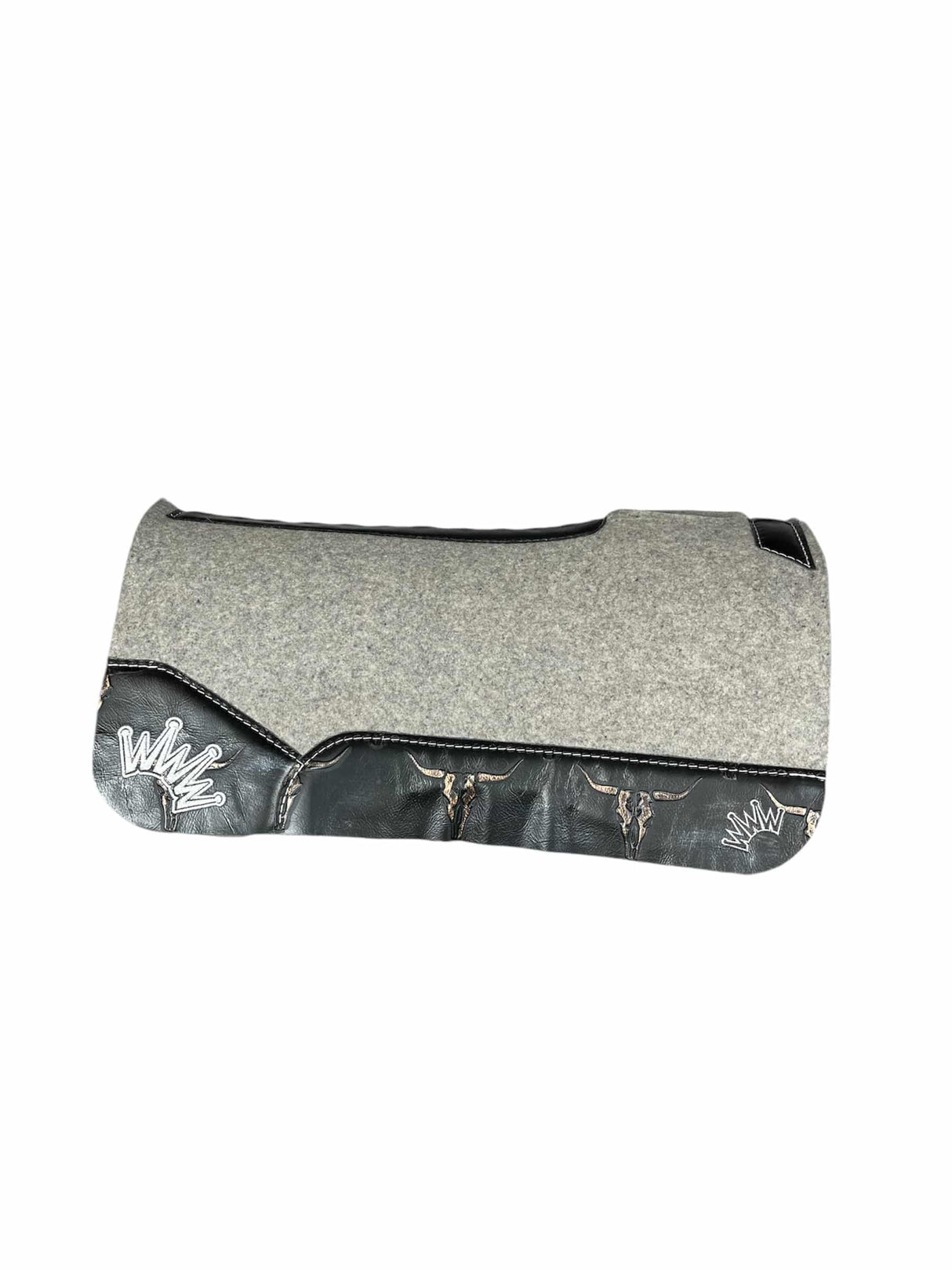 28x28 3/4" Kush Gray Wool Saddle Pad (#108230)