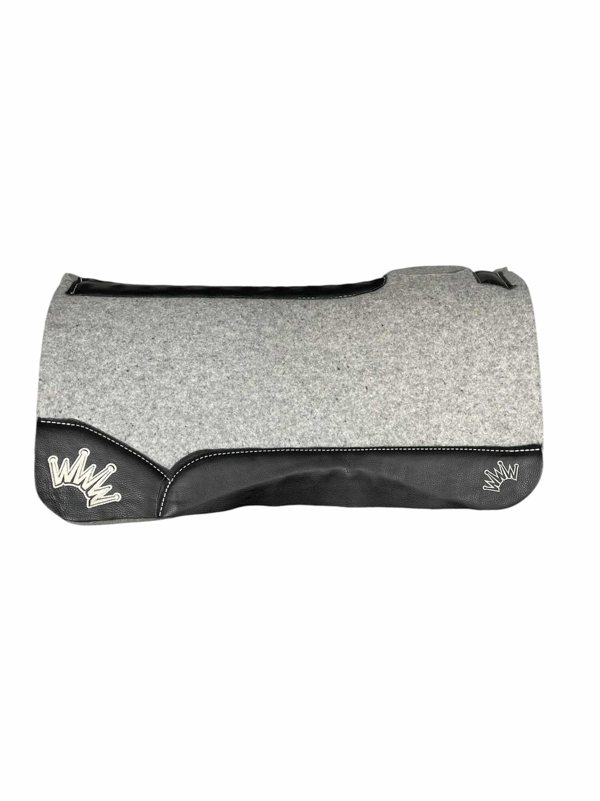 32x32 1.25" Kush Gray Wool Saddle Pad (#108236)