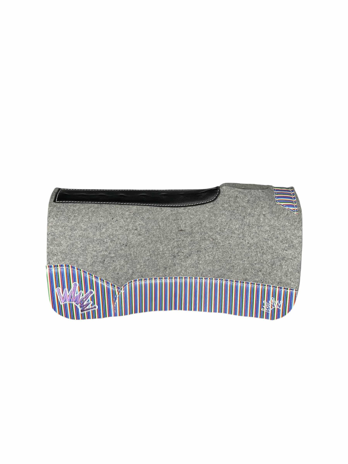 28x28 1/2" Kush Gray Wool Saddle Pad (#108228)