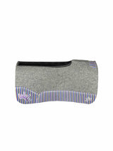 28x28 1/2" Kush Gray Wool Saddle Pad (#108228)