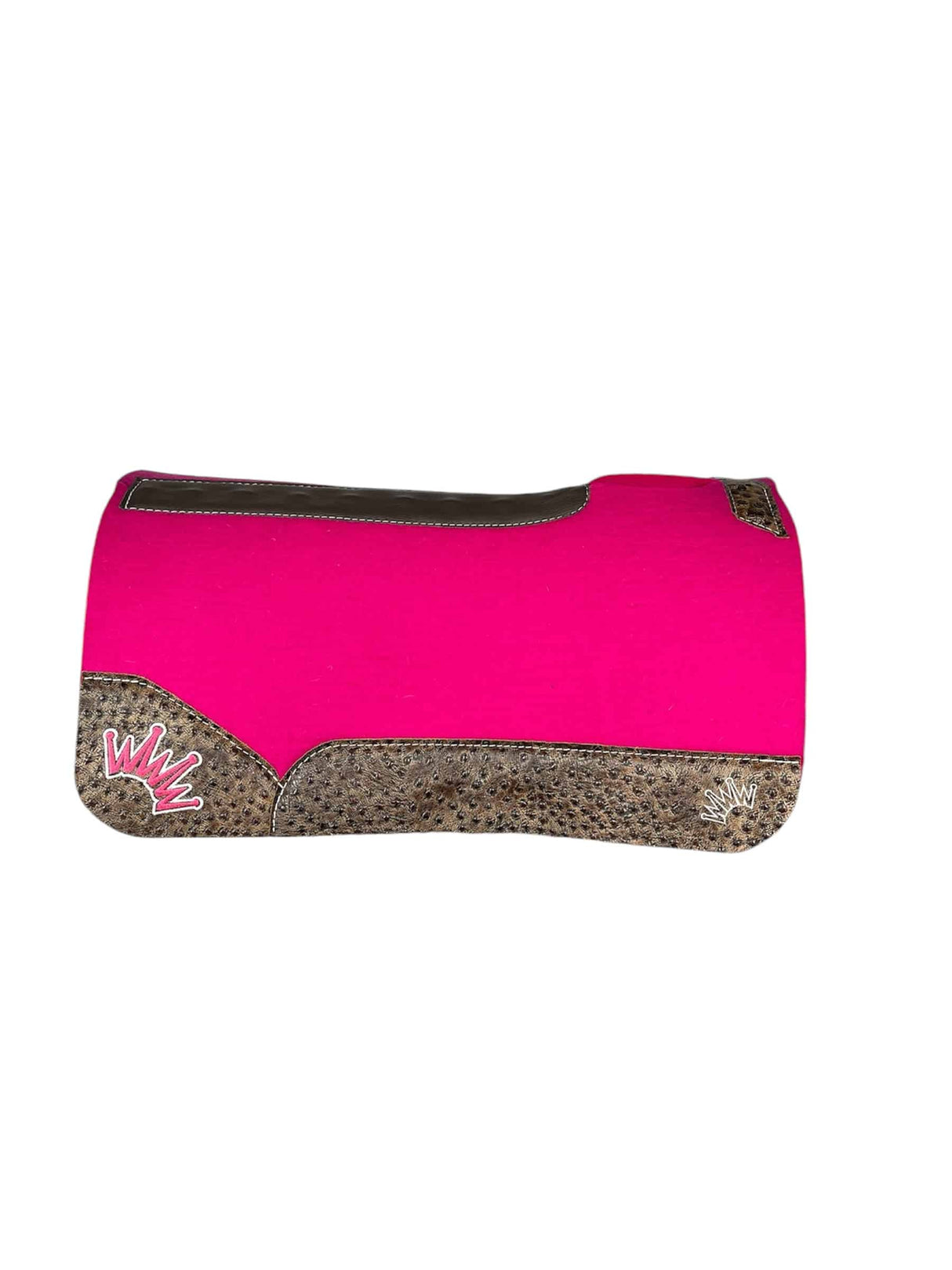 30x30 1" Kush Pink Wool Saddle Pad (#108292)