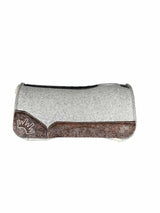 30x30 3/4" Gray Kush Fleece Saddle Pad (#108314)